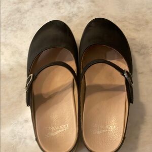 Black Mary Jane Clogs